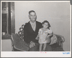 Man of Spanish extraction and his grandchild. Concho, Arizona