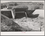 Irrigation gate of canal. Bernadillo County, New Mexico