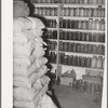 Before winter sets in Mormon families are well supplied with canned goods and flour. Santa Clara, Utah