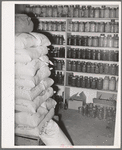 Before winter sets in Mormon families are well supplied with canned goods and flour. Santa Clara, Utah