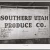 Sign on side of truck. Santa Clara, Utah