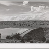 Main dam at Concho, Arizona. This is about twenty five years old and impounds the water which comes from a series of springs and which is used for irrigation