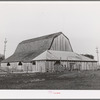 Barn of Carl Rubel, owner of successful 150 acre dairy farm in Yuba County, California