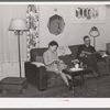 Living room of Paul Erickson, farmer in Yuba County, California