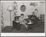 Living room of Paul Erickson, farmer in Yuba County, California