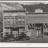 Store building. Ouray is the center of a gold mining industry and is developing as a tourist center. Ouray, Colorado