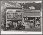 Store building. Ouray is the center of a gold mining industry and is developing as a tourist center. Ouray, Colorado