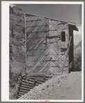 Tower of aerial tram of abandoned gold mine. Ouray County, Colorado