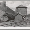 Locomotive of the D. and R.G.W. Railroad with snowplow attached, Telluride, Colorado