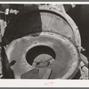 Huge wooden wheels found in abandoned gold mill at Telluride, Colorado