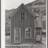 Old house of gold miner. Telluride, Colorado