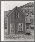 Old house of gold miner. Telluride, Colorado