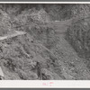 Precipitous road up the mountain's side to the Smugglers Mine. Telluride, Colorado