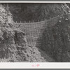 Much revetment work is required in building mountain roads near Telluride, Colorado