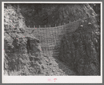 Much revetment work is required in building mountain roads near Telluride, Colorado