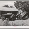 Tractor and corn machinery bought by Cornish corn machinery. Preston, Idaho. This is a FSA cooperative