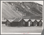 Houses which were used by miners in the ghost gold mine town of Eureka, Colorado