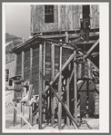 Detail of abandoned mine. San Juan County, Colorado