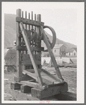 Outmoded ore stamp mill on display at Silverton, Colorado
