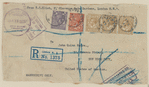 Wrapper addressed to John Quinn, Albemarle Hotel receipt, exlibrises