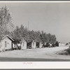Housing for married people of Earl Fruit Company ranch. East of Delano, California