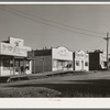 Some of the business enterprises at Central Valley, California. This section of the town has lost business because the main highway was rerouted and left it stranded. Central Valley is one of the boom towns near Shasta Dam