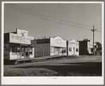 Some of the business enterprises at Central Valley, California. This section of the town has lost business because the main highway was rerouted and left it stranded. Central Valley is one of the boom towns near Shasta Dam