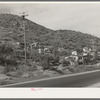 Houses on outskirts of Summit City, California, boom town near Shasta Dam