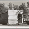 Shoe shop, a new business opened in boom town of Central Valley, California near Shasta Dam