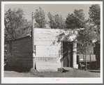 Shoe shop, a new business opened in boom town of Central Valley, California near Shasta Dam