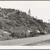 Trailer and tent camp of construction workers at Shasta Dam. Summit City, California