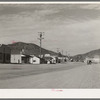 Main street of Summit City, California, boom town near Shasta Dam