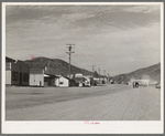 Main street of Summit City, California, boom town near Shasta Dam