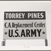 Sign. Torry Pines, near San Diego, California