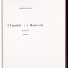 I Capuletti et i Montecchi