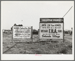 Sign on U.S. Highway 80 leading into San Diego, California