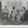 Construction workman, his sister and her little girl in rented house. San Diego, California. They live together. He supports all three