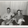 Family group of workman from Northwest Texas who is now employed in construction work at naval air base. Corpus Christi, Texas