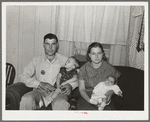 Family group of workman from Northwest Texas who is now employed in construction work at naval air base. Corpus Christi, Texas