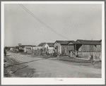 Street of Mexican houses. Corpus Christi, Texas