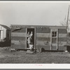 Exterior of house of workman family. Corpus Christi, Texas