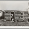 Exterior of house of workman family. Corpus Christi, Texas