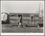 Exterior of house of workman family. Corpus Christi, Texas
