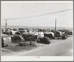 View of part of large trailer court Corpus Christi, Texas