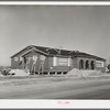 New school under construction in the North Beach section of Corpus Christi, Texas. This section has been the center of tourist housing and has now been taken over by the workmen of the naval air base