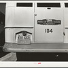 Bus which was bought to transport workmen to the construction work at the naval air training base. Corpus Christi, Texas