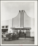 Entrance to supermarket at new community of Six Points. Corpus Christi, Texas. This is near the naval air base