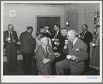 Refreshments at farmers' night meeting. Gold Hill, Placer County, California