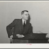 President of Loomis Fruit Association, a cooperative, at the fortieth annual meeting. This cooperative has fifty-seven members and shipped two hundred sixty-seven cars of fruit in the 1940 season. Placer County