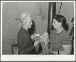 Farmers' wives at meeting. Gold Hill, Placer County, California